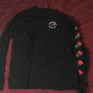 Brooklyn NYC shirt with Roses on left sleeve